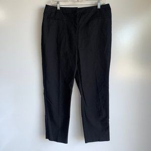 CHICO'S Black Amber Slim Smooth Luxe Ankle Pants Size 10